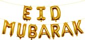 Folie ballonnen - Eid mubarak - Ramadan 2024 - Suikerfeest - Ballonnen - goud