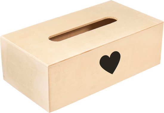Boîte à mouchoirs avec cœur - boîte à mouchoirs - Coeur | bol