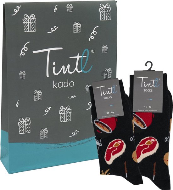 Tintl socks geschenkset unisex sokken | Twinning - BBQ (maat 36-40 & 41-46)