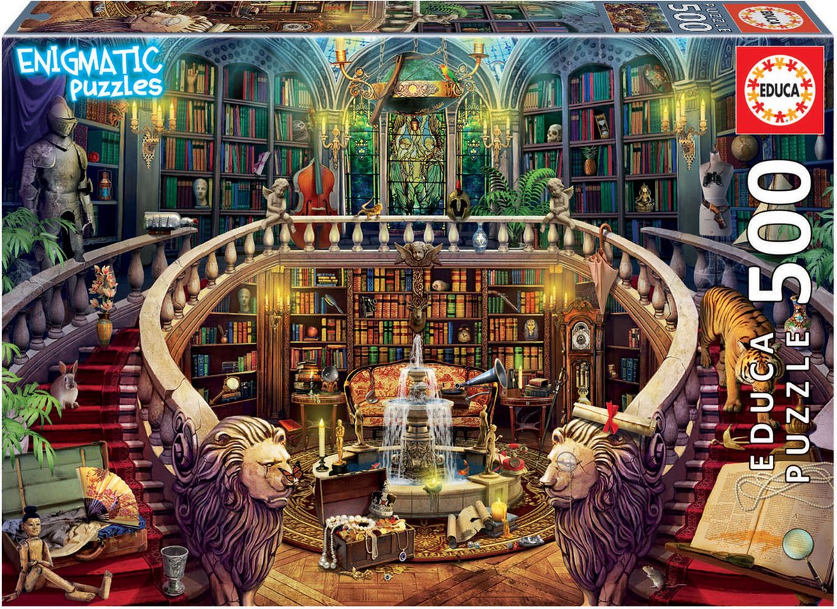 Educa - Antiquariat 500 Teile Rätselpuzzle