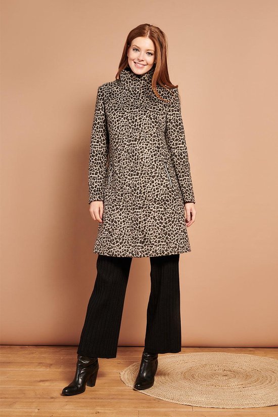 Smashed Lemon Jas Coat 21639 720 999 Sand black Dames Maat XL bol