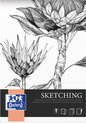 Oxford schetsblok A4 - schetsen met potloden - 50 vel - 120g