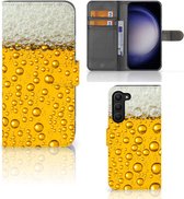 Telefoonhoesje Samsung Galaxy S23 Plus Flip Cover Valentijn Cadeautje hem Bier