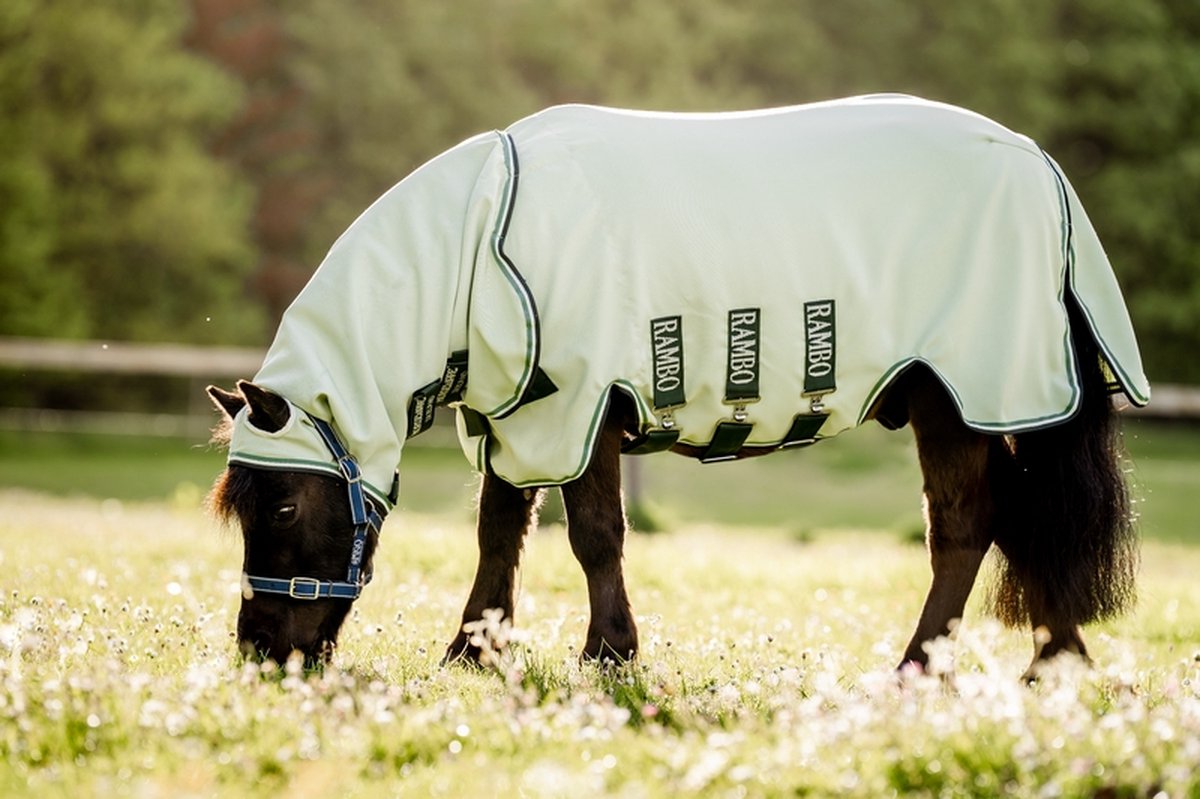 Horseware Rambo Petite Hoody - maat 60/91 - green/sage