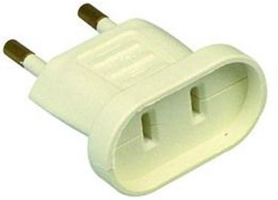 Wereldstekker - USA naar EU - Crème/Wit | bol.com