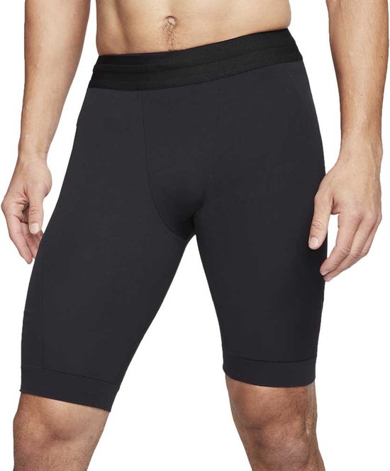 NIKE Yoga Dri-Fit Shorts Hommes - Noir / Gris Fer - 3XL