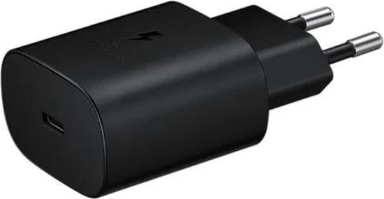 fusie Maak plaats Middag eten Samsung Universele USB-C adapter/oplader - Snellader (25W) - Zwart | bol.com