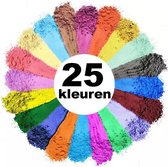 BIEK20® Mica poeder - 25 kleuren - Pigment poeder - Mica powder - Kleurpoeder - Kleurstof - Epoxy pigment - Zeep maken - Kaarsen maken - Slijm maken - DIY - Giethars - Hars - Knutselen