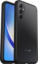 Geschikt voor OtterBox React Samsung Galaxy A34 Back Cover Hoesje Transparant Zwart