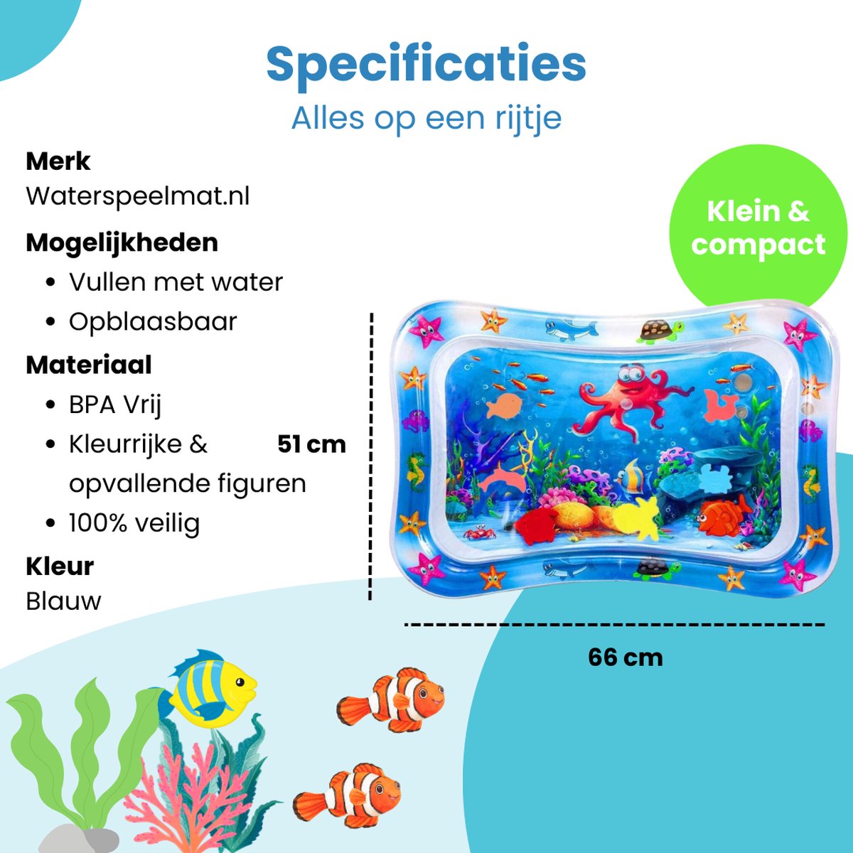 Waterspeelmat Met Figuurtjes - Baby thumbnail 2