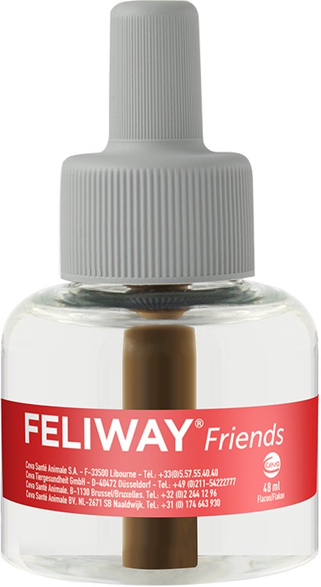 Feliway Friends - Navulling - 1 x 48 ml - Anti-conflict voor Katten - Feliway