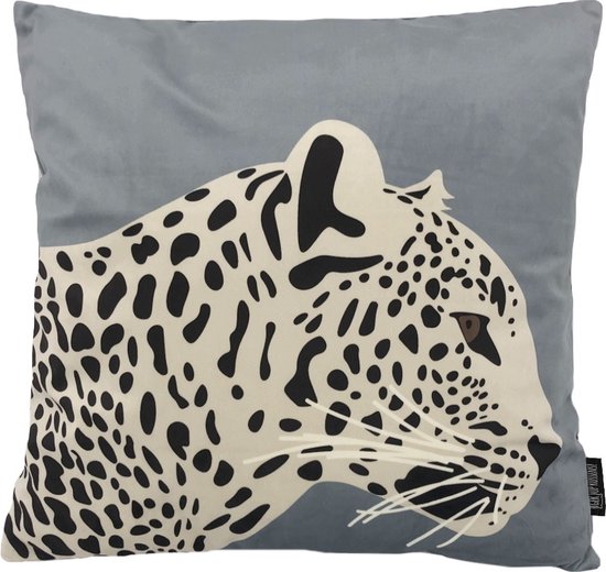 Sierkussen Velvet Leopard #3 | 45 x 45 cm | Velvet/Polyester