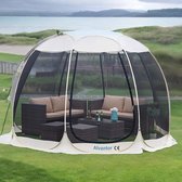 Baby Boxen, CutieClub Draagbare Playard Box Met Veiligheidsmatras Voor Zuigelingen En Babys Beste 6 Panel Kinderbox Met Anti Uv Luifel Voor Binnen En Buiten Grijs