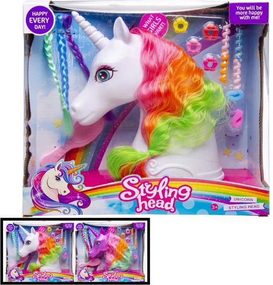 Decopatent® Jouets Unicorn Hood Head - Poupée de maquillage avec maquillage  pour