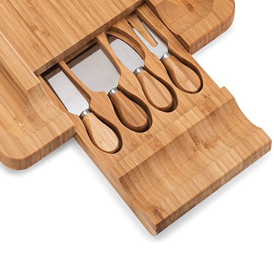 Bamboe Kaasplank en Messenset, Kaasplank - House Warming Gifts Nieuw huis, jubileum- en huwelijksgeschenken for koppels, Housewarming Gift New House (stijl 1)/661 Bamboe Kaasplank en Messenset, Kaasplank - House Warming Gifts Nieuw huis, jubileum- en huwelijksgeschenken for koppels, Housewarming Gift New House (stijl 1)/661