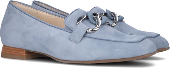 Hassia Napoli Ketting Loafers - Instappers - Dames - Blauw - Maat 38