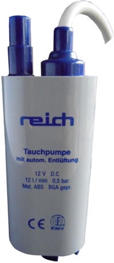 Reich Dompelpomp met Ontluchting 12V-12L