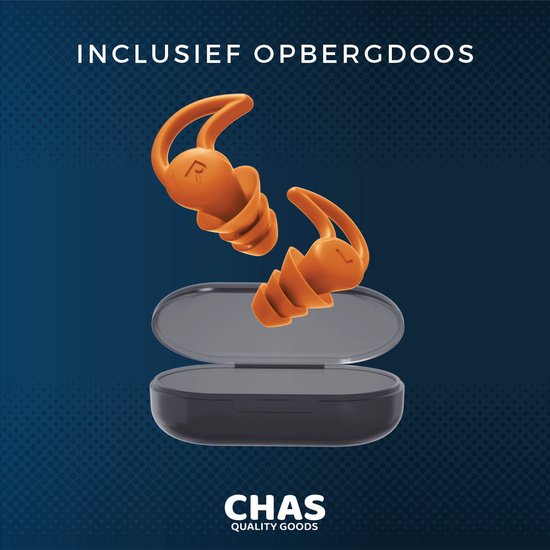 Noise cancelling oordopjes Oranje Comfortabele oordopjes