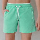 Coral Beachwear The Fresh Junior - zwembroek jongens - mintgroen - kinderen – sneldrogend - kinder zwembroek