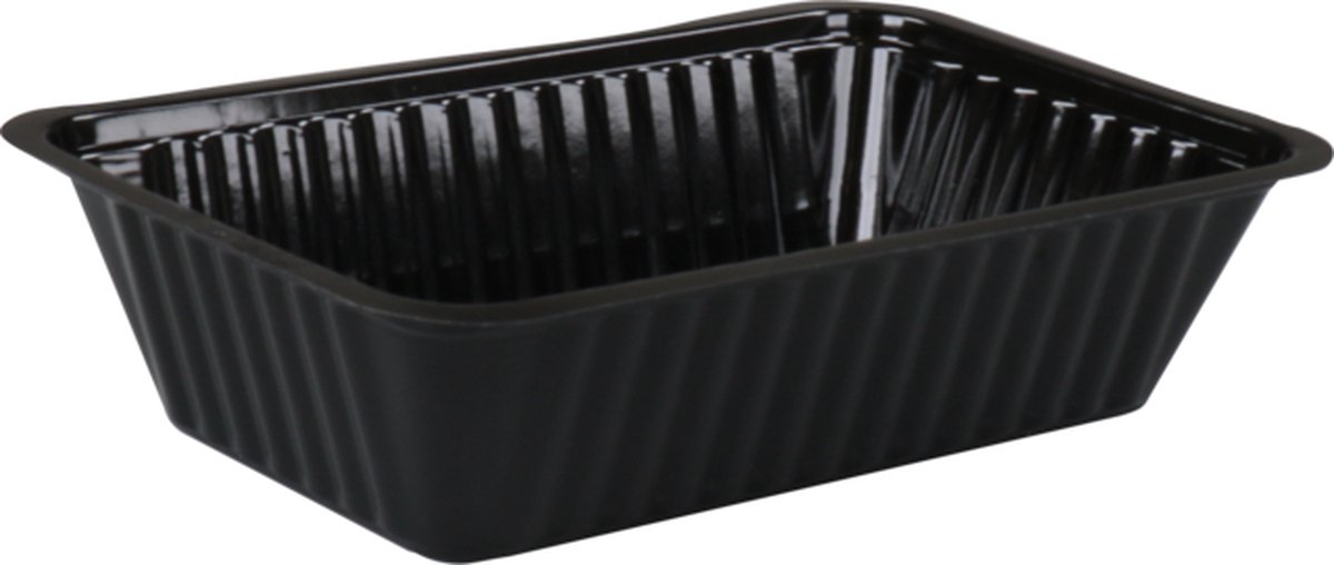 Goedkoopste Bak - PS - A9 - 145x95x36mm - zwart - 250 stuks