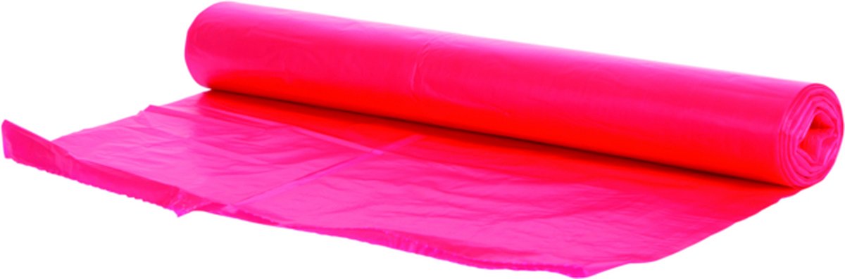 PowerSterko Afvalzak - HDPE - 80x110cm - T25 - rood - 300 stuks