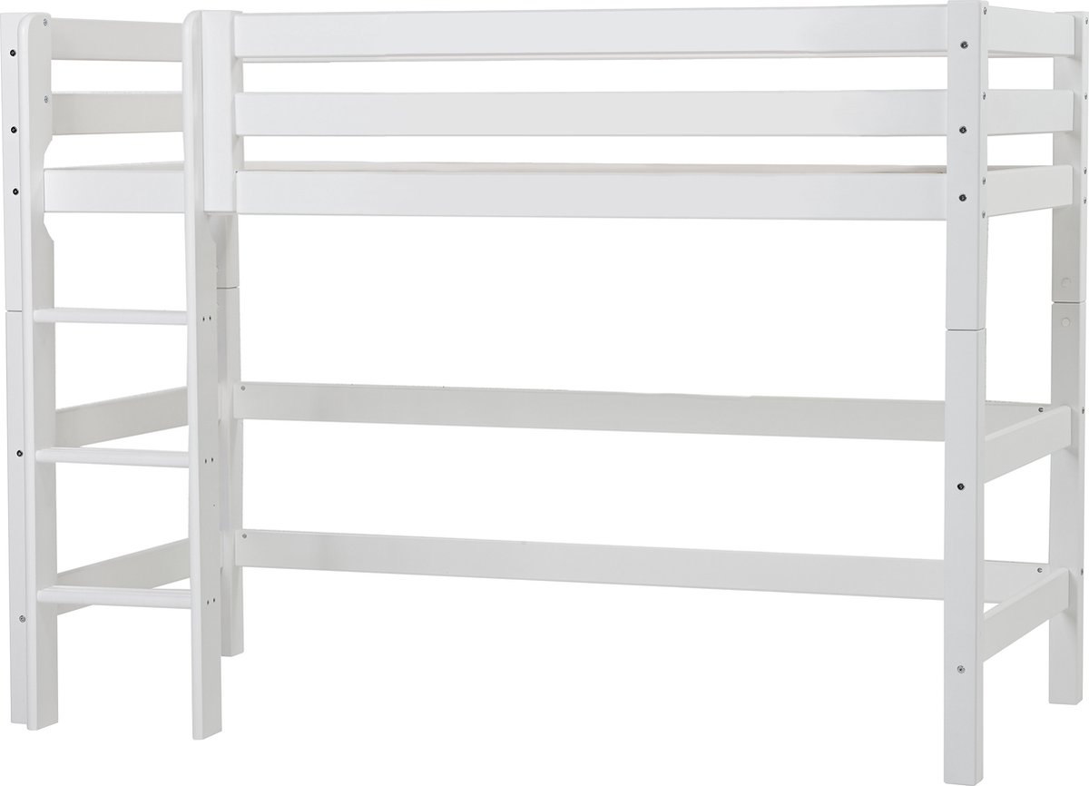 Hoppekids ECO Luxury halfhoogslaper 90x200 cm, wit