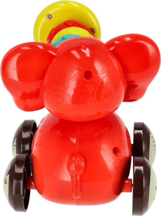 Harnas mixer Ga trouwen BamBam - Kleurrijke olifant op wielen, educatief speelgoed, vanaf 6 maanden  | bol.com