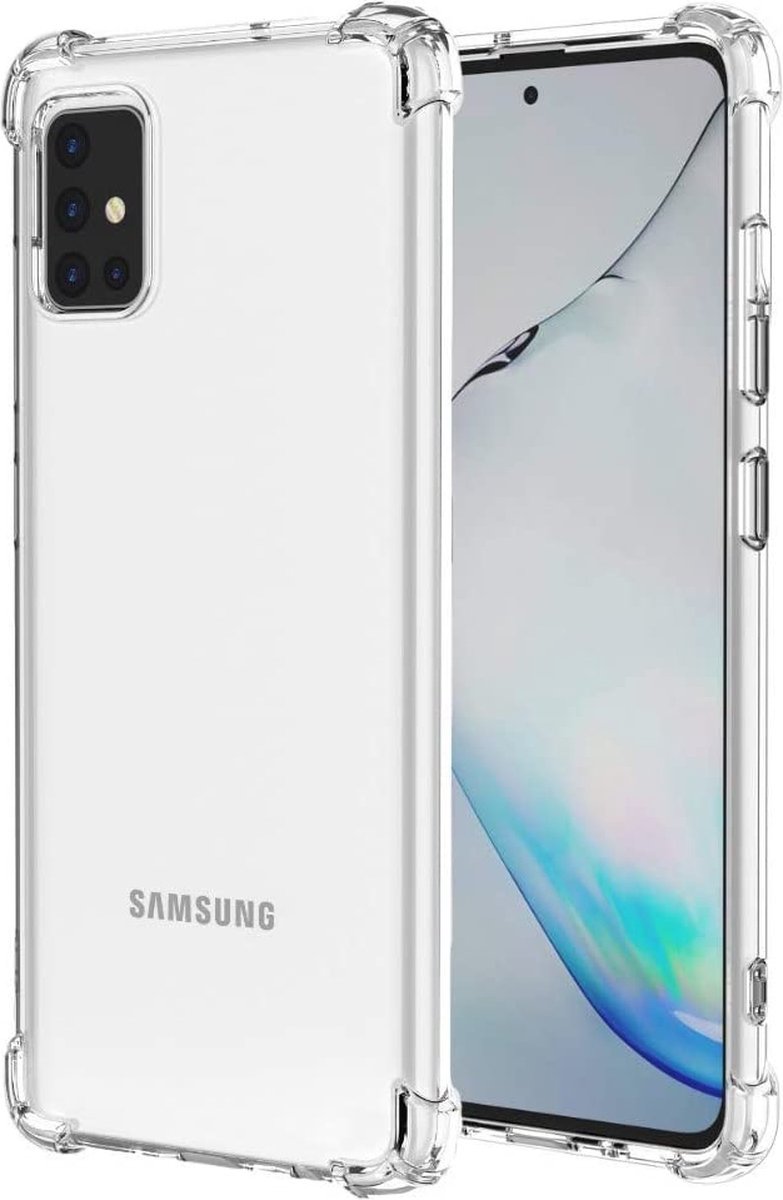 Hoesje geschikt voor Samsung Galaxy A54 5G - Backcover - Anti shock - Extra dun - Transparant