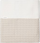 Koeka baby ledikant deken Amsterdam - wafelstof van katoen - zand - 100x150 cm