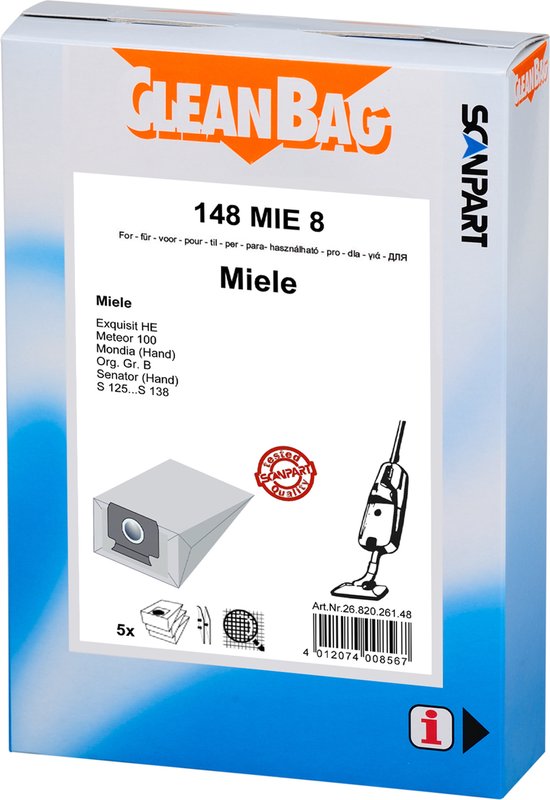 Bestel voor 29.99 - BlueBuilt Stofzuigerzakken