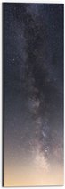 Dibond - Heldere Hemel vol Sterren - 20x60 cm Foto op Aluminium (Wanddecoratie van metaal)