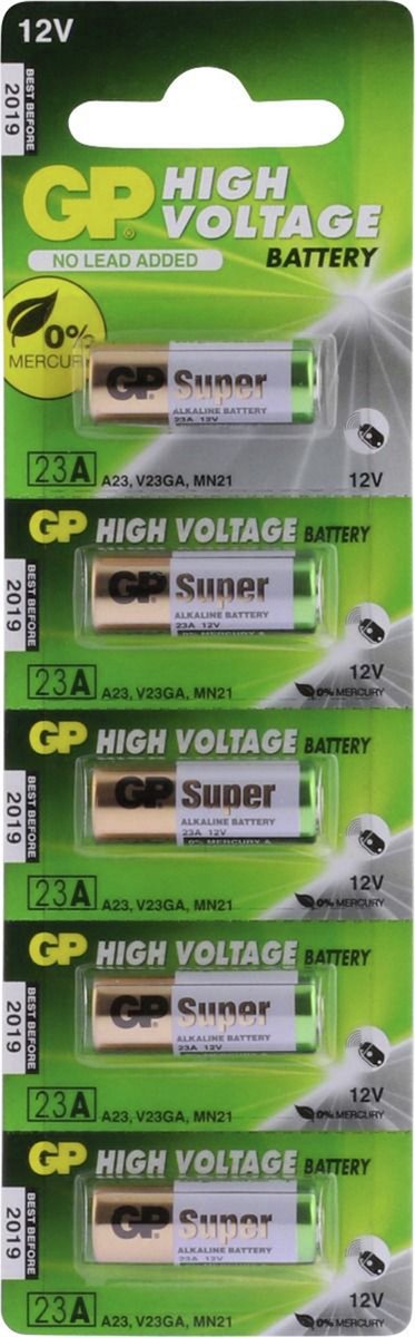5x GP Ultra Batterij 12V V23GA - GP