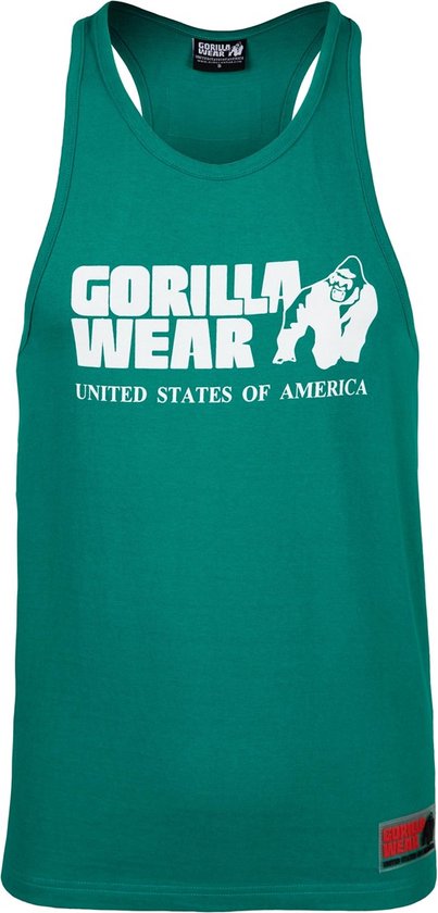 Gorilla Wear Classic Tank Top - Groen/Blauw