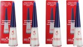 Herome 4-Pack Durcisseur d'ongle Extra Strong and Base Coat - Nail Hardener Extra Strong- Nail Enhancer for Ongles faibles et sensibles - TFS Resin and Toluene Free - 4*10ml