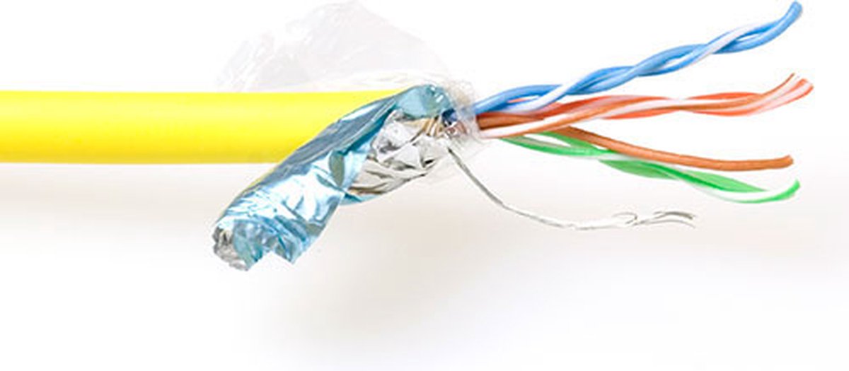 ACT FP7850 CAT5E F/UTP LSZH Patchkabel Soepel Geel - 500 meter