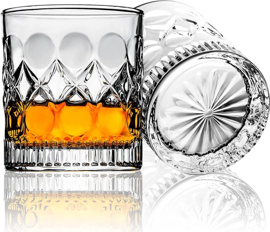 Design de verres à Whisky sculptés à l'ancienne pour verre à whisky,  bourbon, Scotch