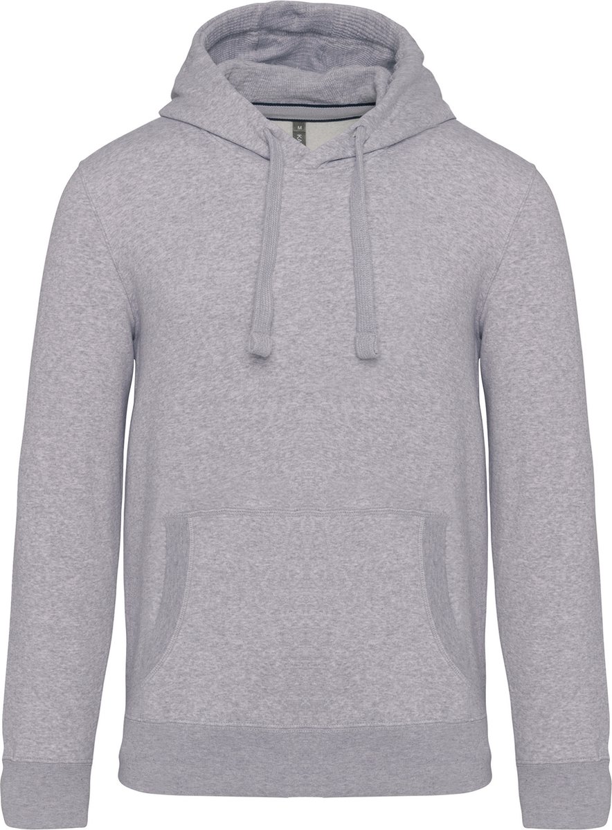 Kariban Hoodie met Capuchon en Kangoeroezak Oxford 3XL Grijs