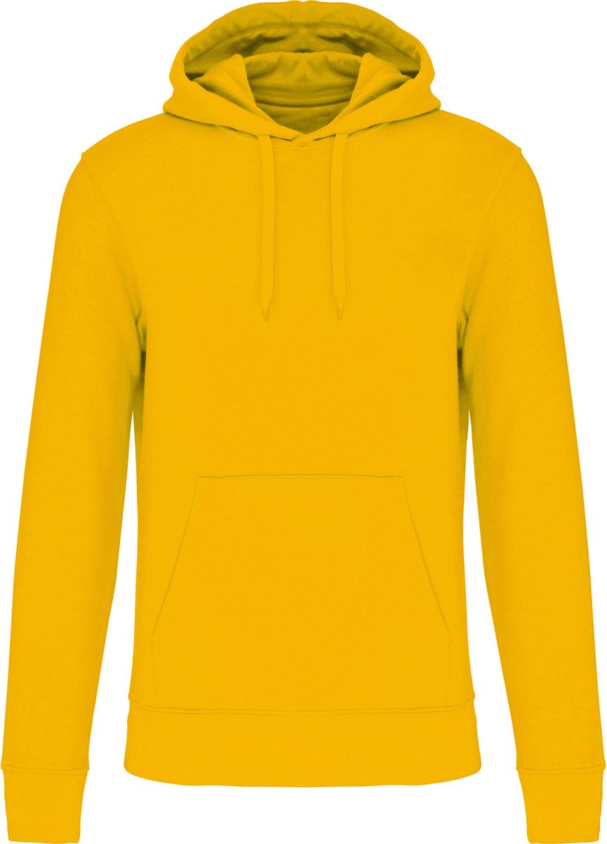 Kariban Ecologische herensweater met capuchon K4027 Geel