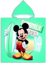 Mickey Mouse badponcho - 55 x 110 cm. - Mickey poncho met capuchon