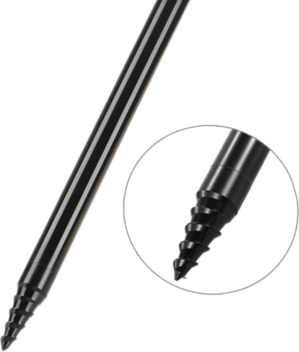 FC's Bank Stick FIL50 'DUO' - 2 stuks - 50-80cm - Zwart - Hengelsteun - Banksticks - Karper Vissen