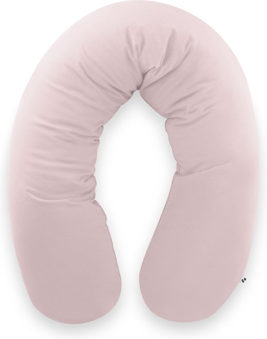 Voedingskussen - Hauck Zwangerschaps- en Verzorgingskussen XXL met microparelvulling Nurse N Care, Smoky Pink