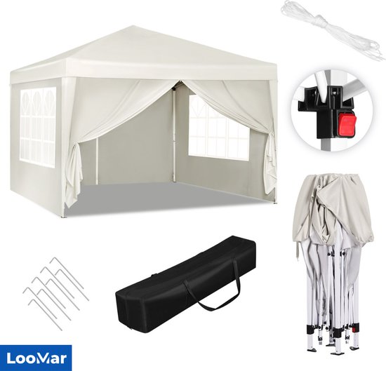 LooMar Party Tent - Feesttent - Camping Tent - Paviljoen - Pop up tent -  Opvouwbaar -... | bol.com