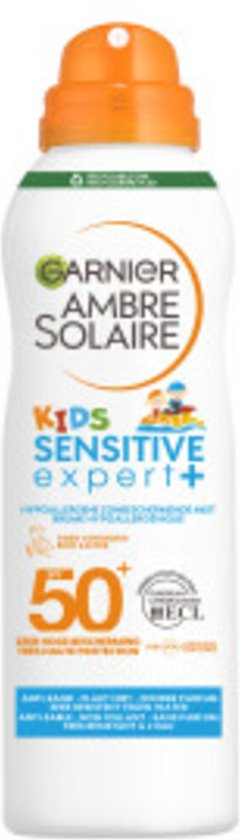 Garnier Ambre Solaire Kids Anti-Zand zonnebrandspray SPF 50+ - Zonnebrand voor de kinderhuid - 200 ml