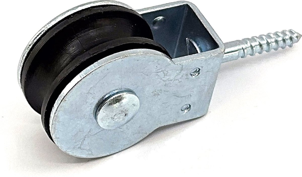 Chapuis 2 Poulies Sèche-Linge Acier Zingué - Diamètre 12mm Pour Corde 3mm