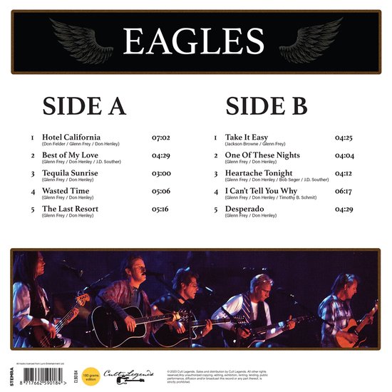 Vinyl Eagles - Unplugged 1994 Original: Kaufen Sie online im Angebot