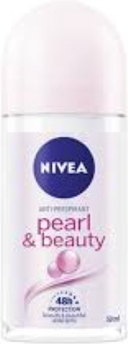 Goedkoopste Nivea Deodorant roller Woman Pearl & beauty (Voordeelverpakking) - 12 x 50 ml