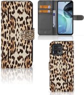 Book Cover Motorola Moto G72 Smartphone Hoesje Leopard