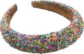 Colorful Haarband / Diadeem | Beads / Spikkels | Fashion Favorite