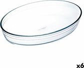 Ovenschaal Ô Cuisine Ocuisine Vidrio Ovaalvormig Transparant Glas 35 x 25 x 7 cm (6 Stuks)