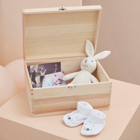 Ginger Ray BL-118 Floral Baby Shower Memory Box